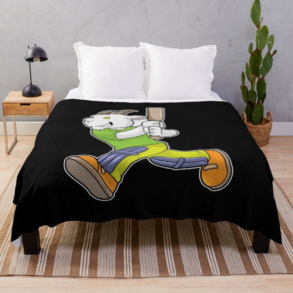 Item preview, Goat as Batsman with Cricket bat designed and sold by Snabdesign84.