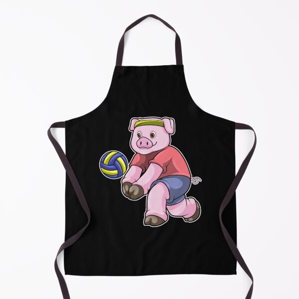 Item preview, Pig Volleyball player Volleyball designed and sold by Snabdesign84.
