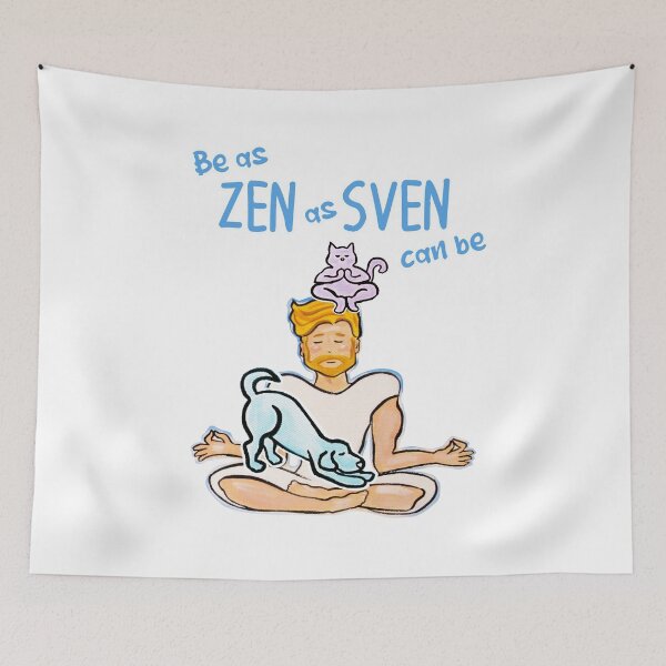 Item preview, Be as Zen as Sven Can Be designed and sold by ErnestJoy.
