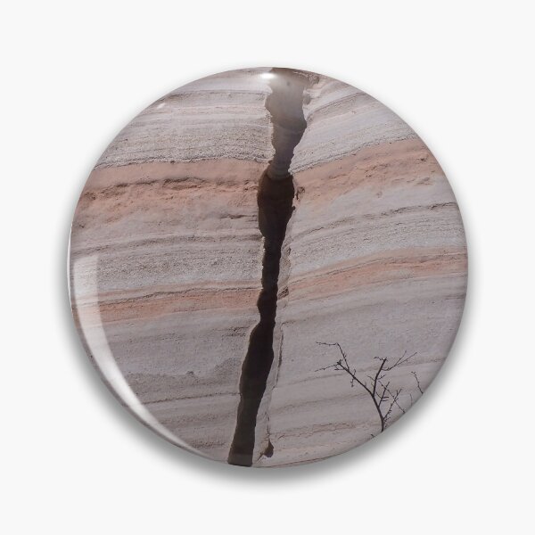 Item preview, Pumice, ash, and tuff deposits layers color the canyon walls in Kasha-Katuwe Tent Rocks National Monument contrast against the deep blue of the southwestern New Mexican sky designed and sold by BoxOfGraphics.