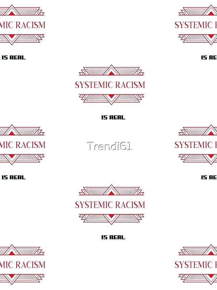 Thumbnail 3 of 3, Scarf, Systemic Racism Is Real-Red designed and sold by Trendi61.