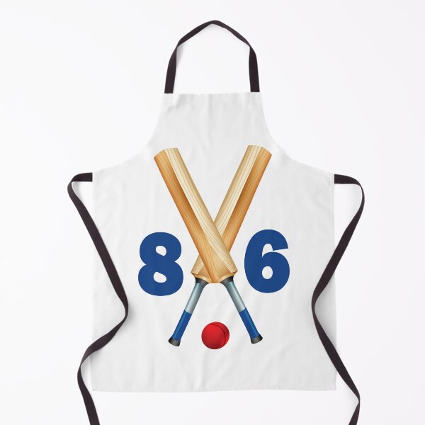 Item preview, Cricket number 86 - eighty six with bats and ball designed and sold by AllShirts21.