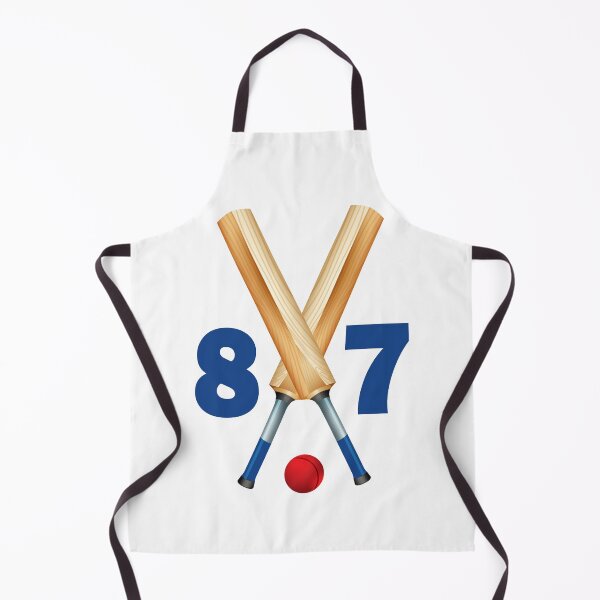 Item preview, Cricket number 87 - eighty seven with bats and ball designed and sold by AllShirts21.