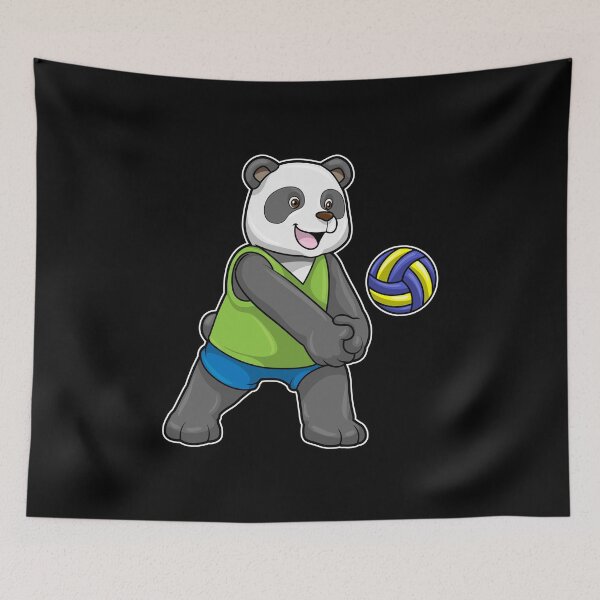 Item preview, Panda Volleyball player Volleyball designed and sold by Snabdesign84.