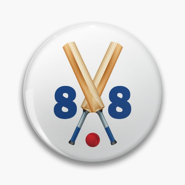 Item preview, Cricket number 88 - eighty eight with bats and ball designed and sold by AllShirts21.