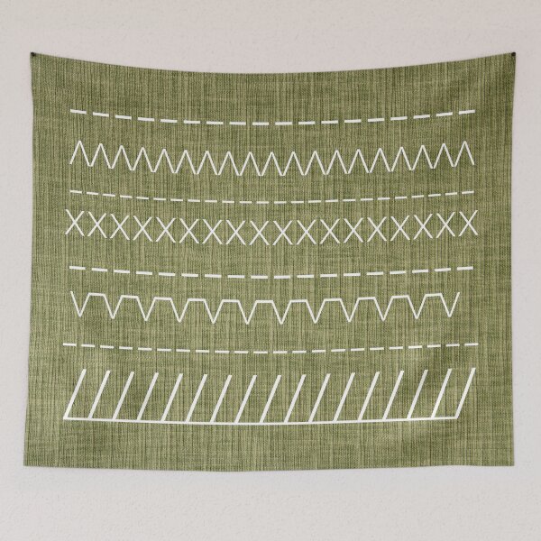 Item preview, Textured Fabric Effect Sewing Stitches Pattern designed and sold by Nancyanna.