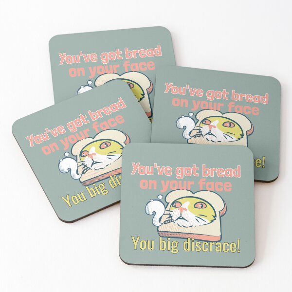 Item preview, Bread on cat's face designed and sold by EducateUplift.