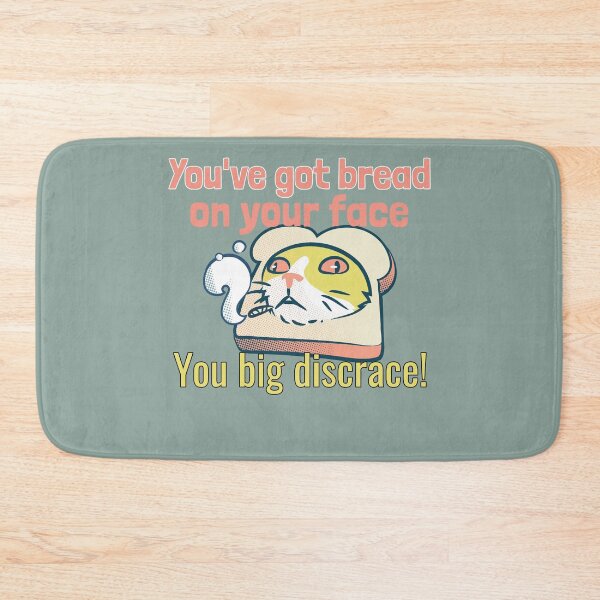 Item preview, Bread on cat's face designed and sold by EducateUplift.