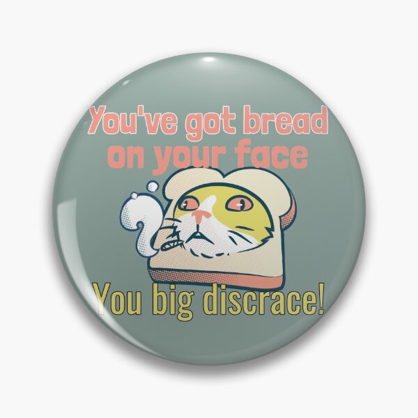 Item preview, Bread on cat's face designed and sold by EducateUplift.