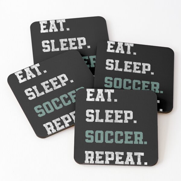 Item preview, Eat Sleep Soccer Repeat designed and sold by helliazidi.