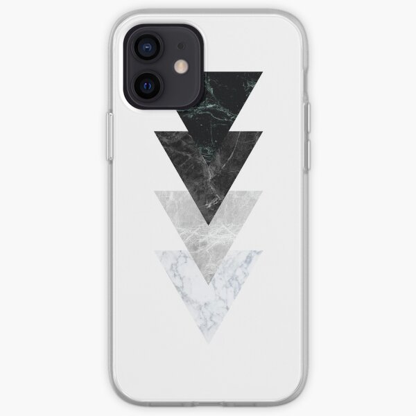 Marble Triangles iPhone Soft Case
