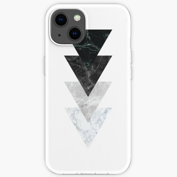 Marble Triangles iPhone Soft Case