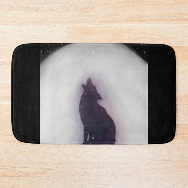 Item preview, Coyote Moon digital Art Painting  designed and sold by TheHutchGal.