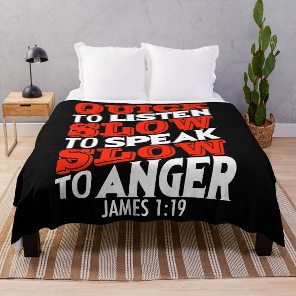 Item preview, James 1:19 designed and sold by plushism.