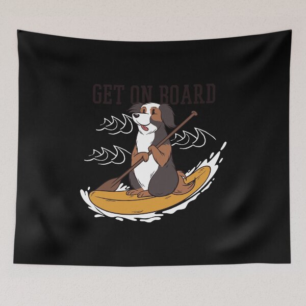 Item preview, Get on Board Cute Dog Puppy Doglife designed and sold by Ofca.