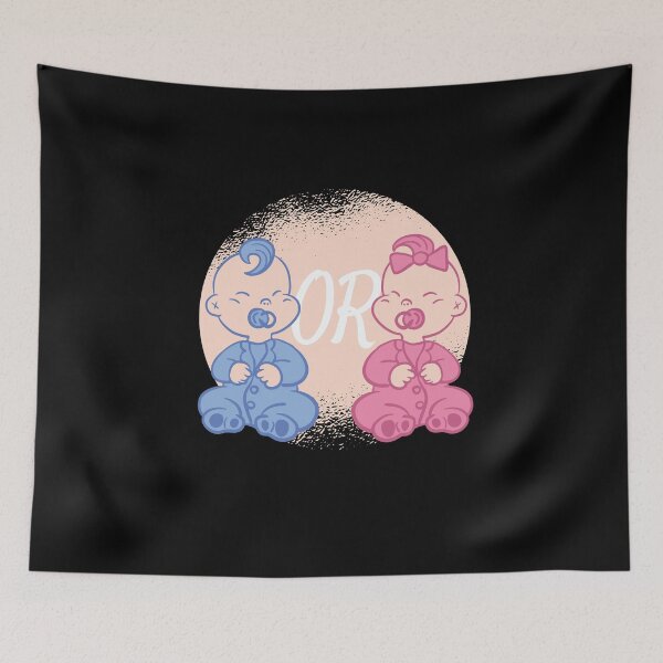 Item preview, Gender Reveal pregnant child birth mother baby Boy and Girl designed and sold by Ofca.