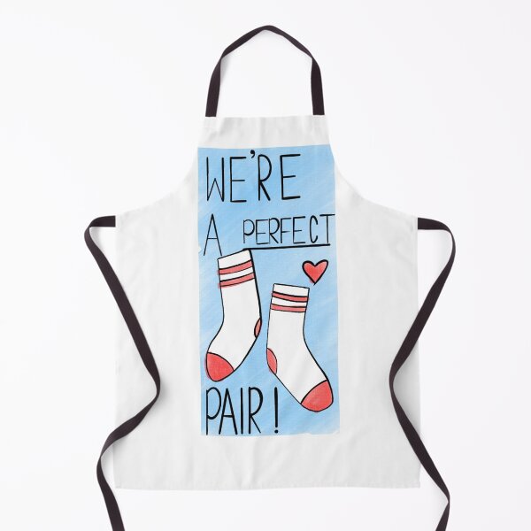 Item preview, Were A Perfect Pair! Blue on White designed and sold by Rocket-To-Pluto.