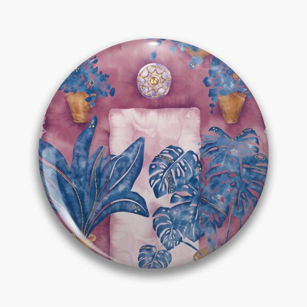 Item preview, Watercolor boho landscape, Morocco landscape, Tropical landscape, Morocco architecture, Morocco Travel, Exotic city designed and sold by Anaïs Illustration.