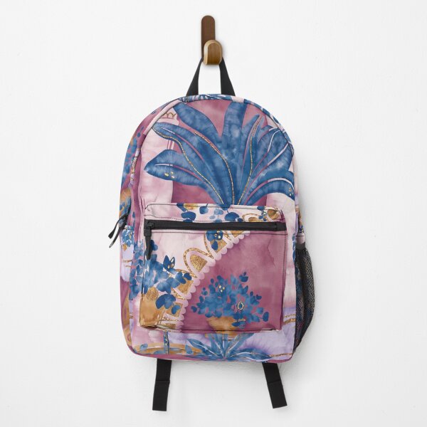 Item preview, Watercolor boho landscape, Morocco landscape, Tropical landscape, Morocco architecture, Morocco Travel, Exotic city designed and sold by Anaïs Illustration.