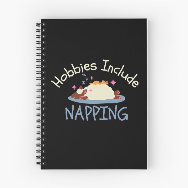Item preview, Hobbies Include Napping Sleeping Animal Design designed and sold by SweetAndSpice.