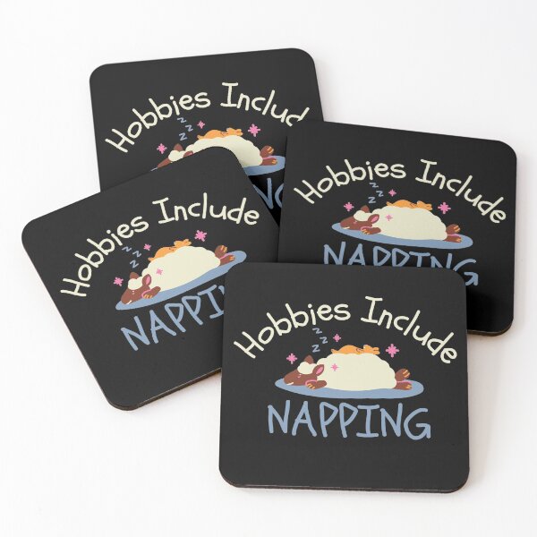Item preview, Hobbies Include Napping Sleeping Animal Design designed and sold by SweetAndSpice.