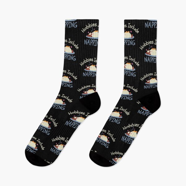 Item preview, Hobbies Include Napping Sleeping Animal Design designed and sold by SweetAndSpice.