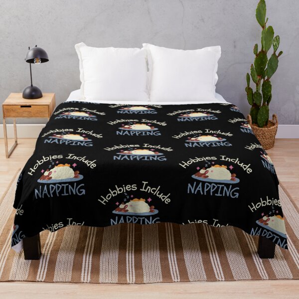Item preview, Hobbies Include Napping Sleeping Animal Design designed and sold by SweetAndSpice.