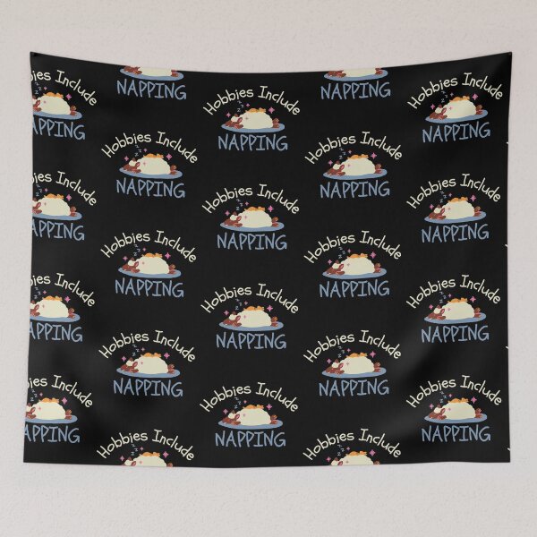 Item preview, Hobbies Include Napping Sleeping Animal Design designed and sold by SweetAndSpice.