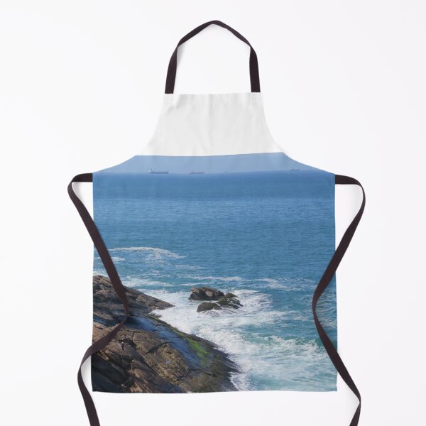 Item preview, Rio rocky beach waves crashing designed and sold by StrongJourneys.