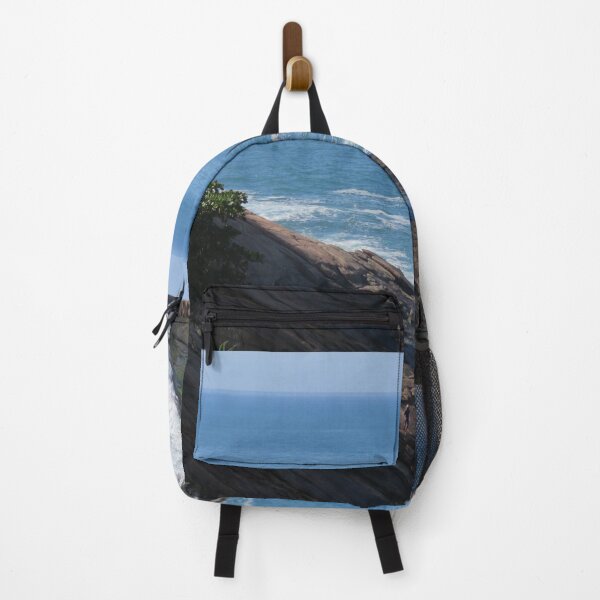 Item preview, Rio rocky beach waves crashing designed and sold by StrongJourneys.