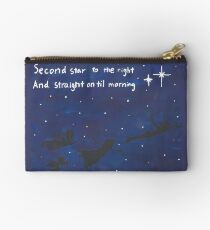 Second Star to the Right Zipper Pouch