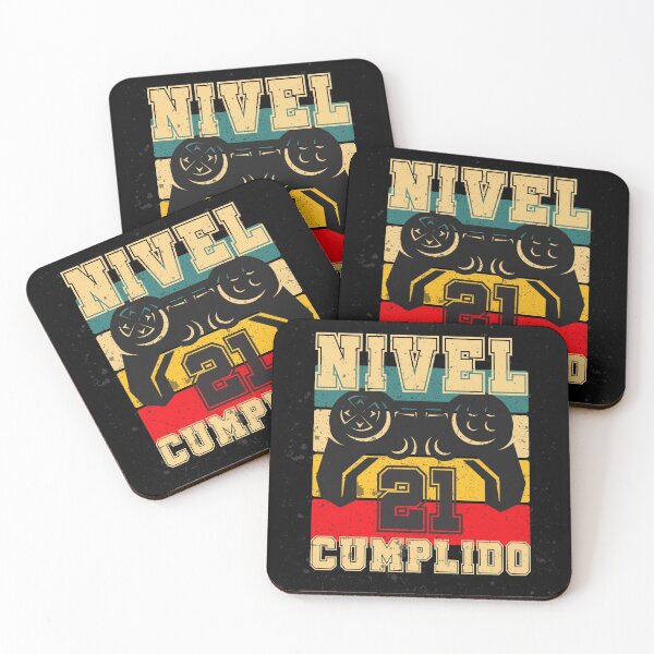 Item preview, 21 Cumpleaños Regalo Gamer Nivel 21 Cumplido  (Level 21 Complete in Spanish Birthday Gift) Diseño Unisex designed and sold by InkItStudio.
