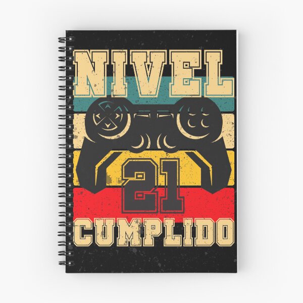 Item preview, 21 Cumpleaños Regalo Gamer Nivel 21 Cumplido  (Level 21 Complete in Spanish Birthday Gift) Diseño Unisex designed and sold by InkItStudio.