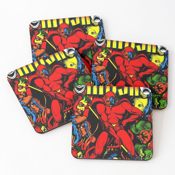 Item preview, Mask Comic Cover Devil for light shirts designed and sold by woodycompton.