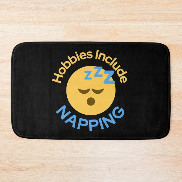 Item preview, Hobbies Include Napping Sleeping Emoji Design designed and sold by SweetAndSpice.