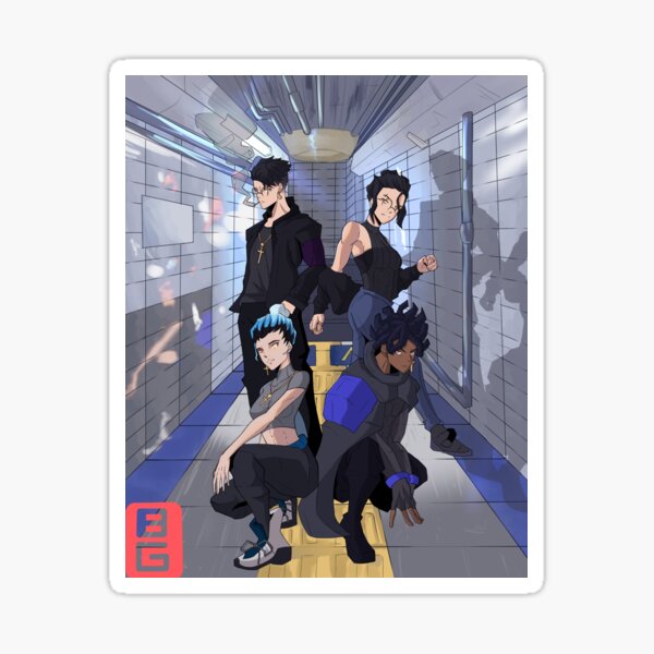 Main Cast Sticker