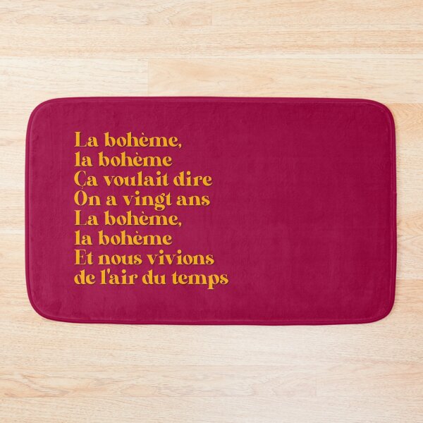 Item preview, La Bohème (orange) designed and sold by didijuca.