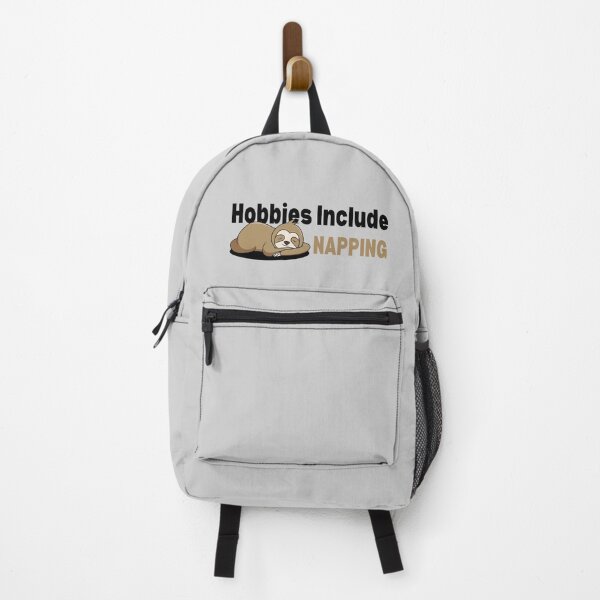 Item preview, Hobbies Include Napping Sloth Design designed and sold by SweetAndSpice.