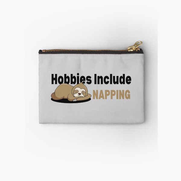 Item preview, Hobbies Include Napping Sloth Design designed and sold by SweetAndSpice.