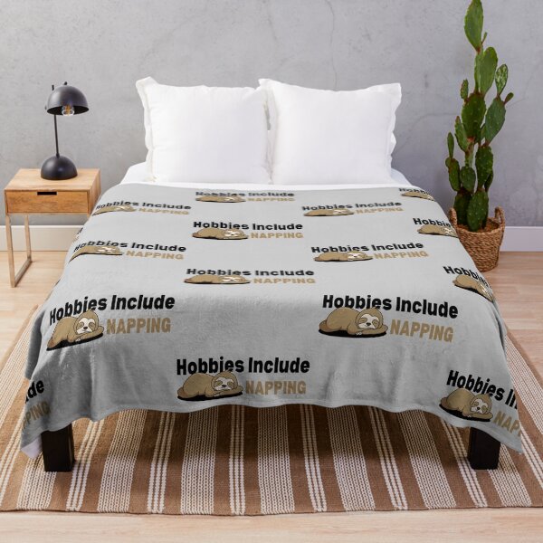 Item preview, Hobbies Include Napping Sloth Design designed and sold by SweetAndSpice.