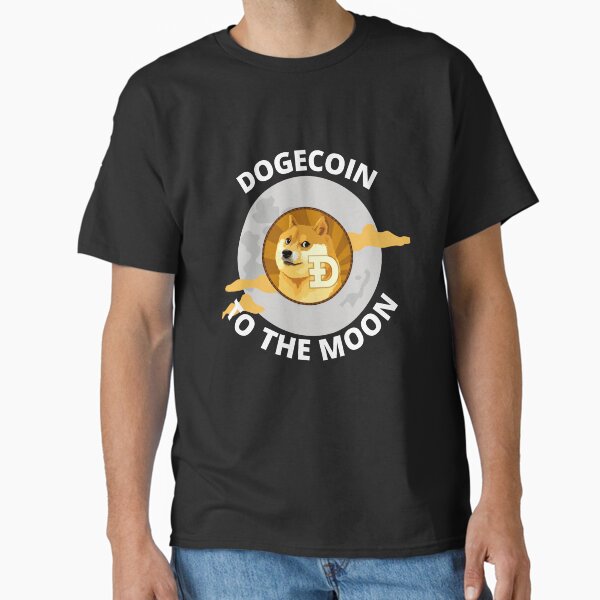 Artikel-Vorschau von Dogecoin-Münze zum Mond, designt und verkauft von IZ-STAR.