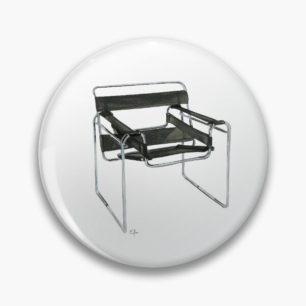 Item preview, Wassily Model Chair  No. B3 - Watercolor painting  designed and sold by Eugenia Alvarez.