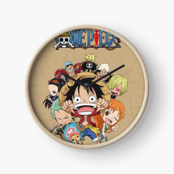 One Piece Clocks Redbubble