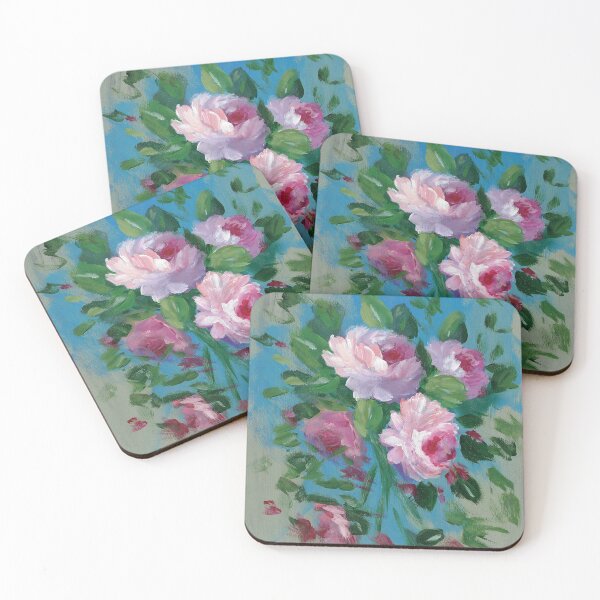 Item preview, Bouquet of Pink Roses designed and sold by Smalltownart.