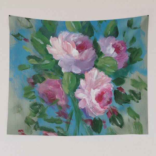 Item preview, Bouquet of Pink Roses designed and sold by Smalltownart.