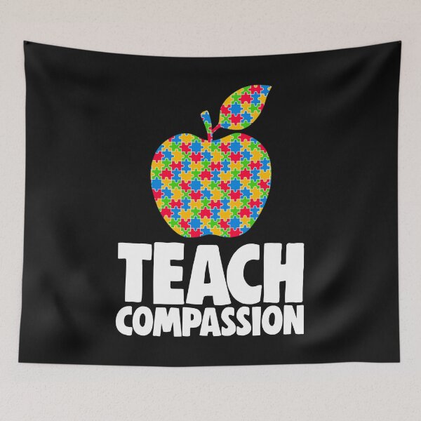 Item preview, Teach Compassion Autism Awareness designed and sold by Bendthetrend.