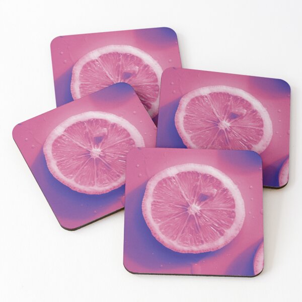 Item preview, Funky Pink Shadow Citrus Slices Background designed and sold by bubblyshades.