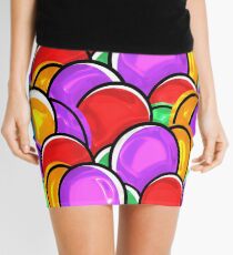 Colorful Easter Eggs Mini Skirt