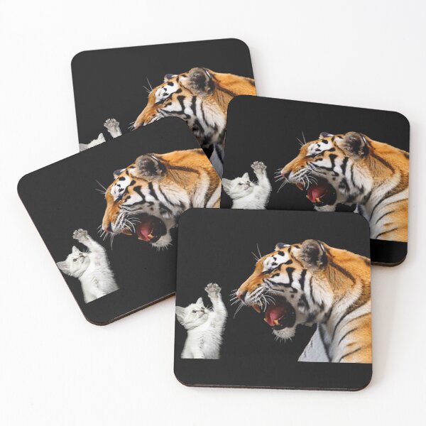 Item preview, cat vs tiger designed and sold by oualid boumchita.
