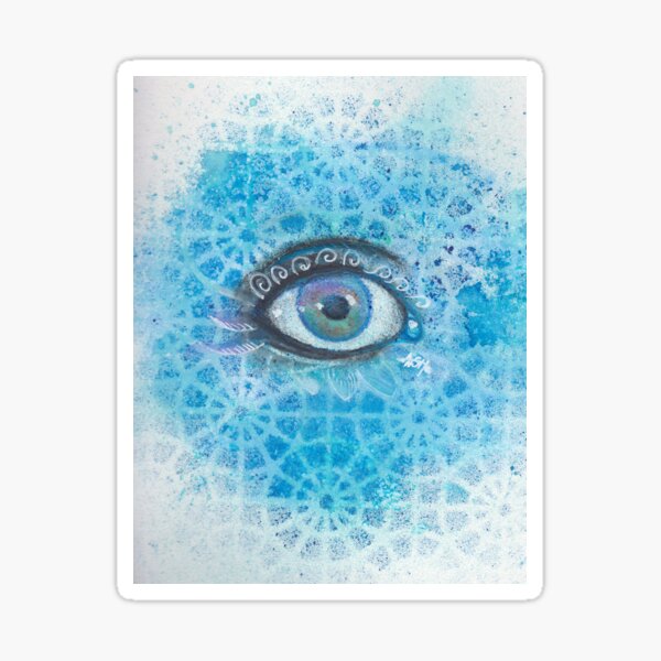 Eye Window Sticker